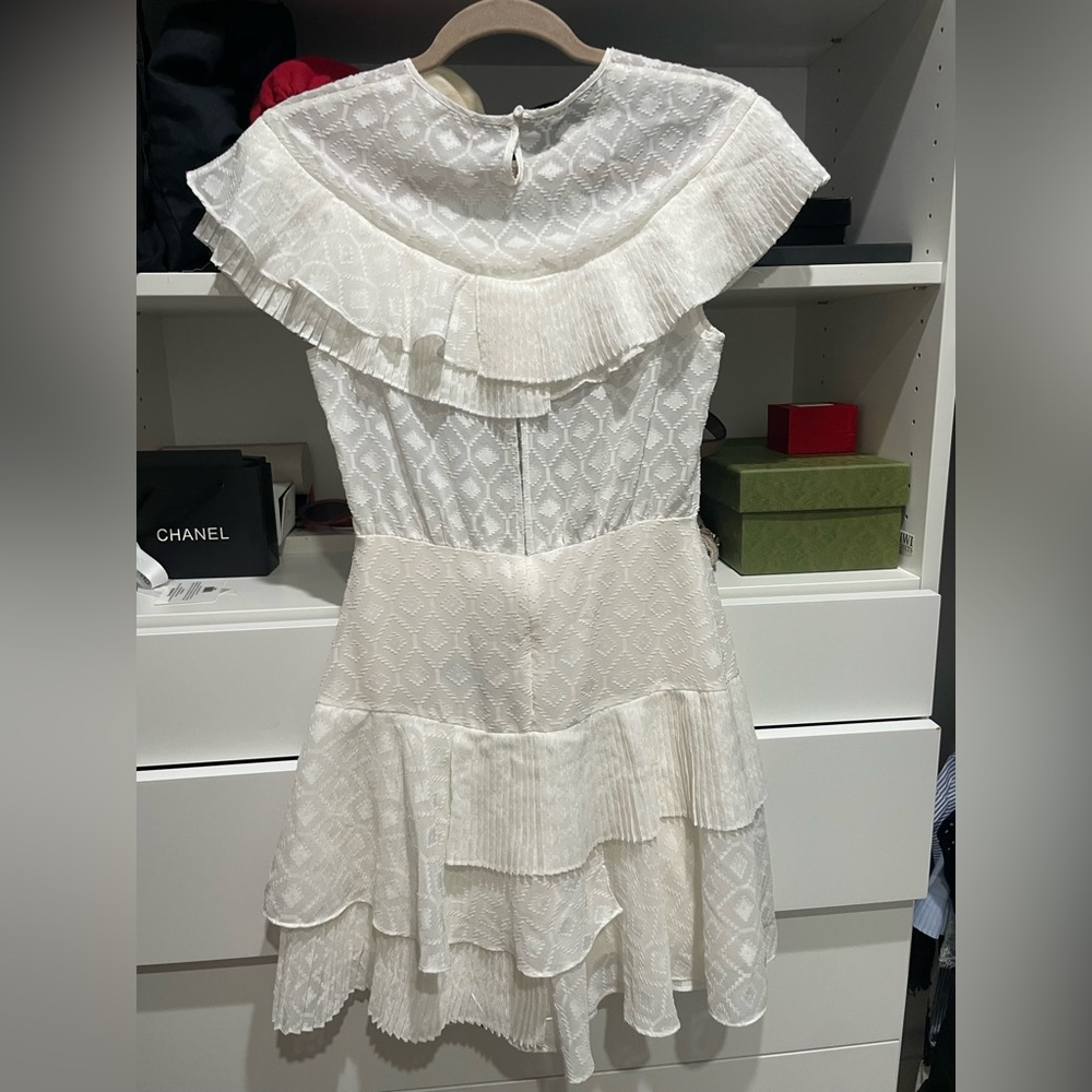 BCBG ruffle dress